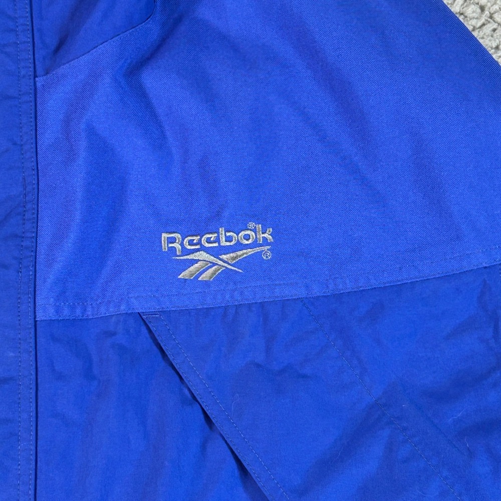 Reebok Outdoor Mens XL Blue Entrant GII Waterproof Hooded Parka Jacket OUM31001 - Picture 9 of 16